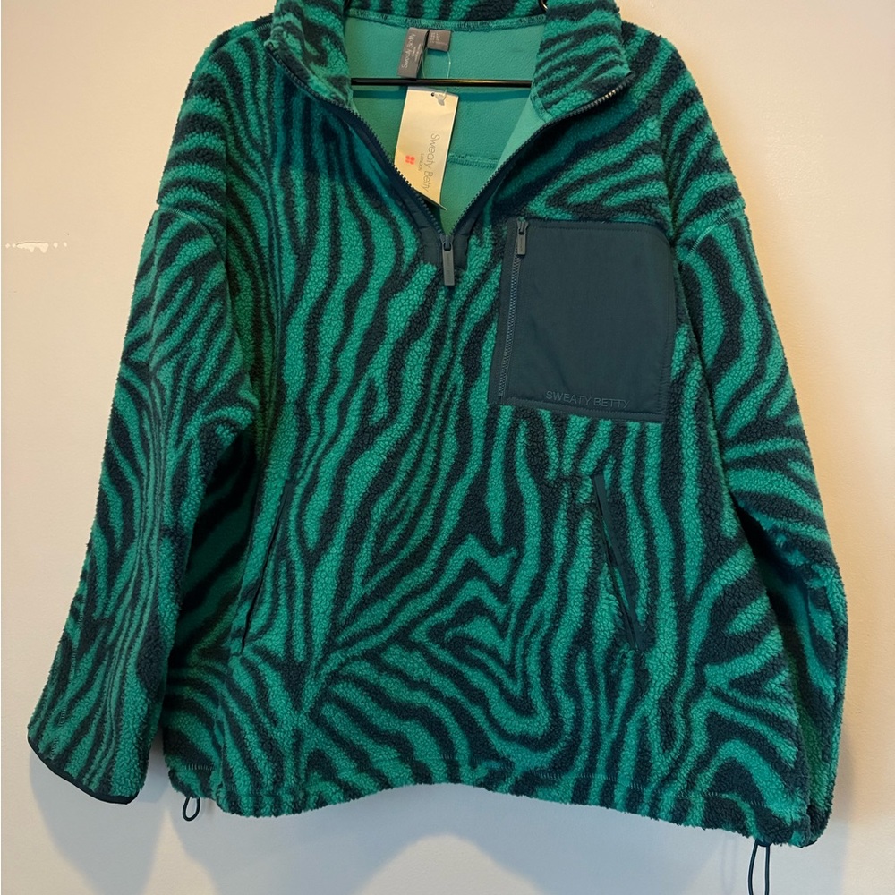 New Sweaty Betty Karma Fleece Half Zip
